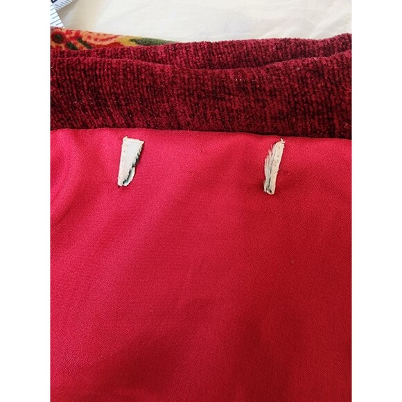 Pink Velvet Blazer Boho Size PM Colorful Comfort - Picture 9 of 10